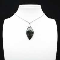 Kambamba Jasper Leaf Pendant