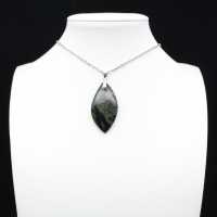 Kambamba Jasper Leaf Pendant