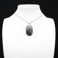 Oval shaped Kambamba Jasper pendant