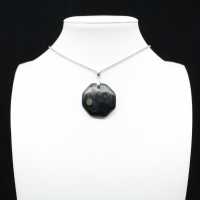 Octagon shaped Kambamba Jasper pendant