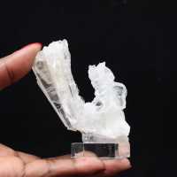 Faded quartz crystal