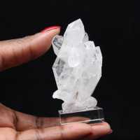 Faded quartz crystal