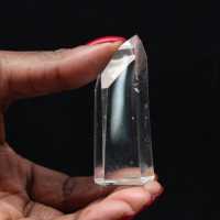Rock crystal prism
