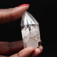 Quartz prism with inclusion
