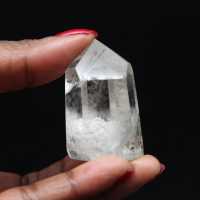 Quartz prism with inclusion