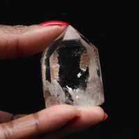 Quartz prism with inclusion