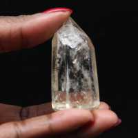 Quartz prism with inclusion