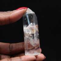 Quartz prism with inclusion