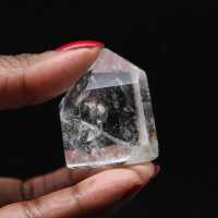Quartz prism with inclusion
