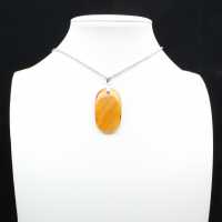 Madagascar carnelian pendant