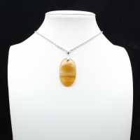 Carnelian stone pendant