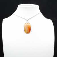 Carnelian stone pendant