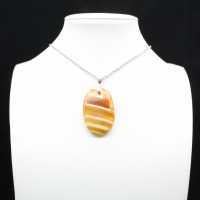Polished Carnelian Pendant
