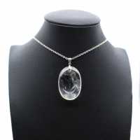 Madagascar rock crystal pendant