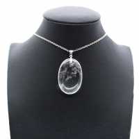 Rock crystal pendant