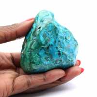 Polished chrysocolla from the Congo collection
