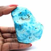 Polished chrysocolla from the Congo collection