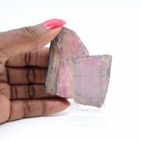 Polished Rhodonite slice quality decoration piece