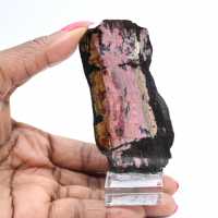 Natural Rhodonite stone raw and unique mineral