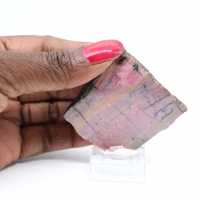 Natural Rhodonite stone raw and unique mineral