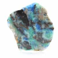 Authentic Azurite Malachite stone slice for decoration