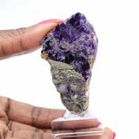 Natural Fluorite Pyrite stone unique mineral