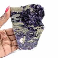 Authentic Fluorite Pyrite slice for decoration