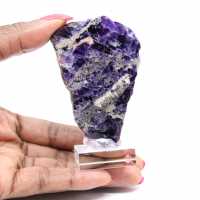 Fluorite and Pyrite slice for mineral collection