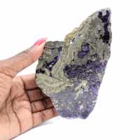 Fluorite Pyrite stone raw mineral for collection