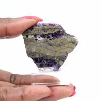 Fluorite and Pyrite slice for mineral collection