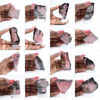 Polished Rhodonite slice quality decoration piece
