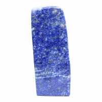 Polished blue lapis lazuli stone from Afghanistan