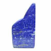 Polished blue lapis lazuli ornament from Afghanistan