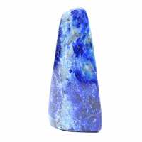 Polished lapis lazuli mineral ornament Afghanistan