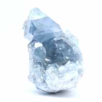 Blue celestite mineral piece from Madagascar