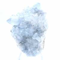 Blue celestite geode Madagascar natural formation