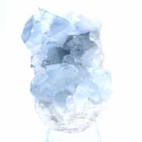 Crystallized blue celestite from Madagascar
