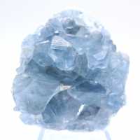 Blue celestite crystalline block from Madagascar