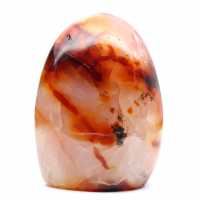 Polished Carnelian Medium Ornament - Natural Stone from Madagascar for Decoration