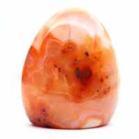 Polished Carnelian Decorative Ornament - Natural Stone from Madagascar (450g)
