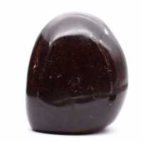 Carnelian Polished Ornament from Madagascar - Natural Collectible Stone Intense Red-Orange