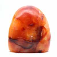 Small Polished Carnelian Ornament Madagascar - Natural Collectible Stone (490g)