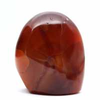Polished Carnelian Compact Ornament - Authentic Mineral Madagascar (370g)
