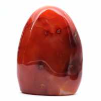 Polished Carnelian Small Specimen - Authentic Natural Stone from Madagascar (295g)