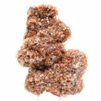 Specimen of crystallized aragonite from Morocco