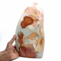Large decorative polished Jasper stone, natural mineral, Madagascar