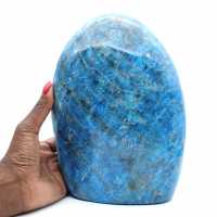 Large polished Apatite, decorative specimen, natural stone from Madagascar