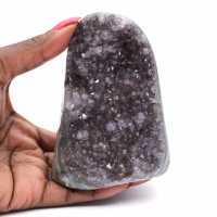 Natural Amethyst: Brazilian Geode with Intense Crystals