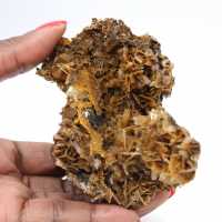 Ouichane barite, brown crystals