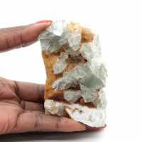 Raw fluorite for decoration: Green crystals from Morocco Raw fluorite for decoration: Green crystals from Morocco